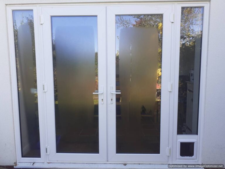 Cat flap in bifold doors deals